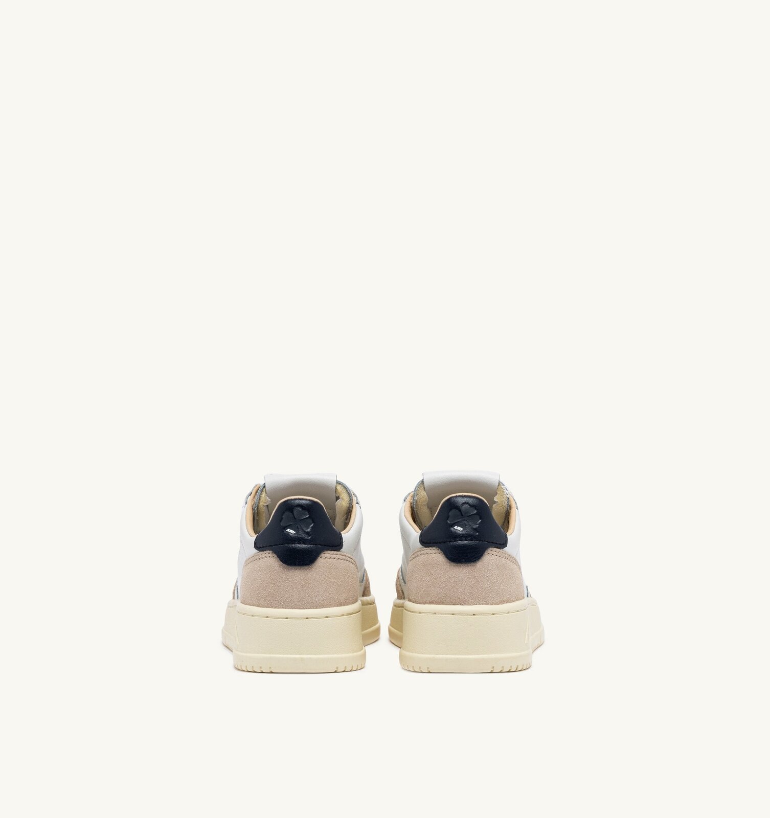 Medalist Kids Low en cuir et daim coloris blanc et space blue