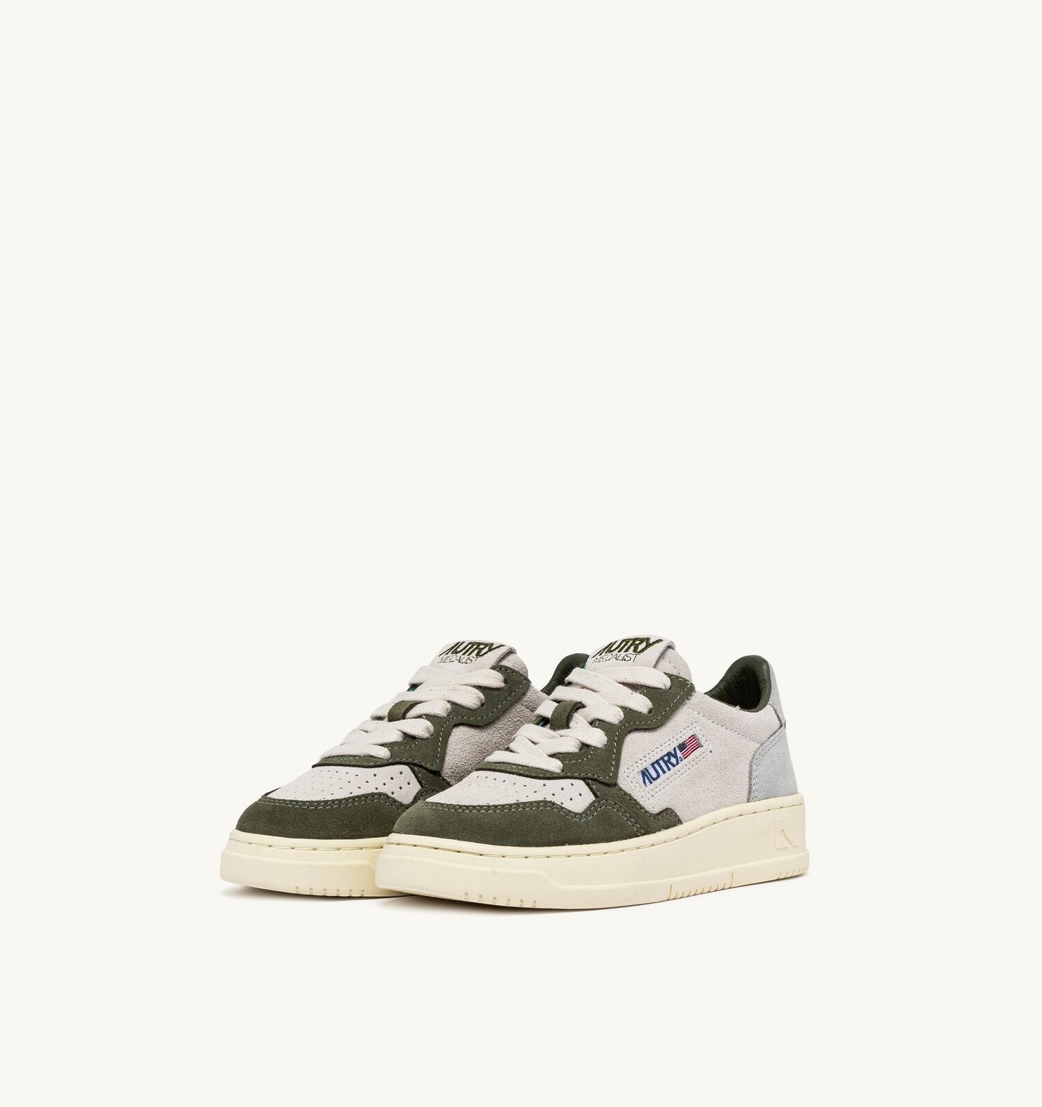 Medalist Kids Low en daim coloris schio green et loft gray