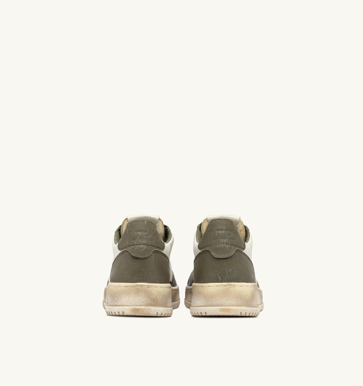 Medalist Low Super Vintage blanc, Covert Green et noir