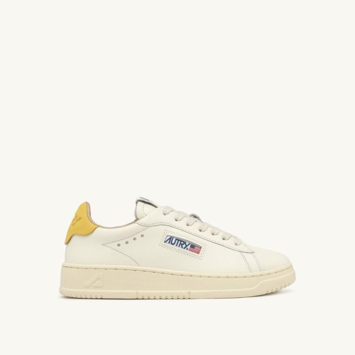 Dallas Low en cuir coloris Marshmallow et Buttercup
