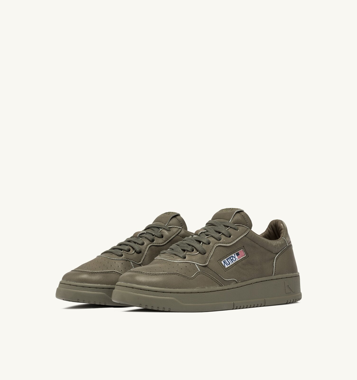 Medalist Low en nappa coloris Covert Green