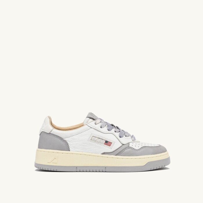 Medalist Low en cuir blanc et vapor