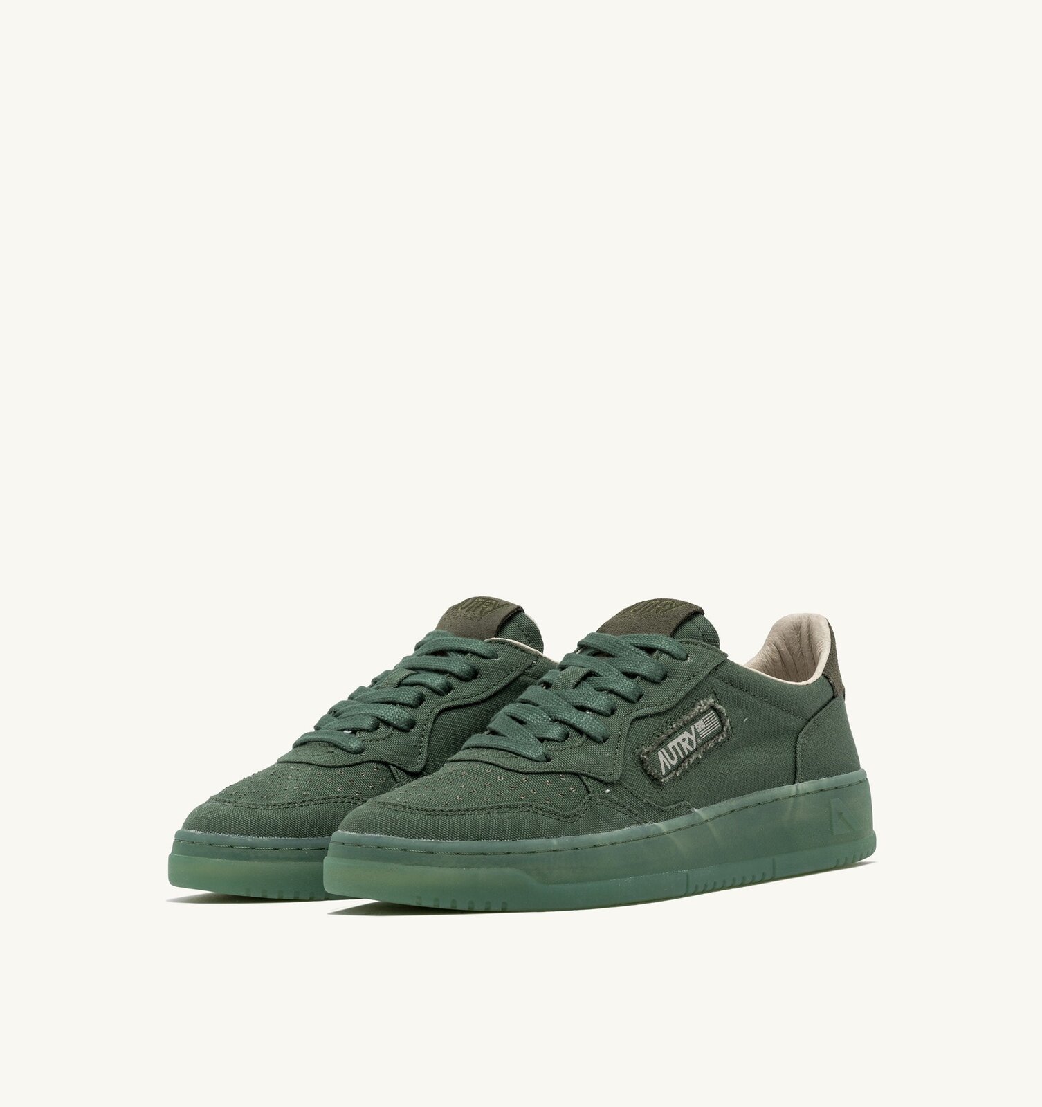 Medalist Low en toile coloris kaki