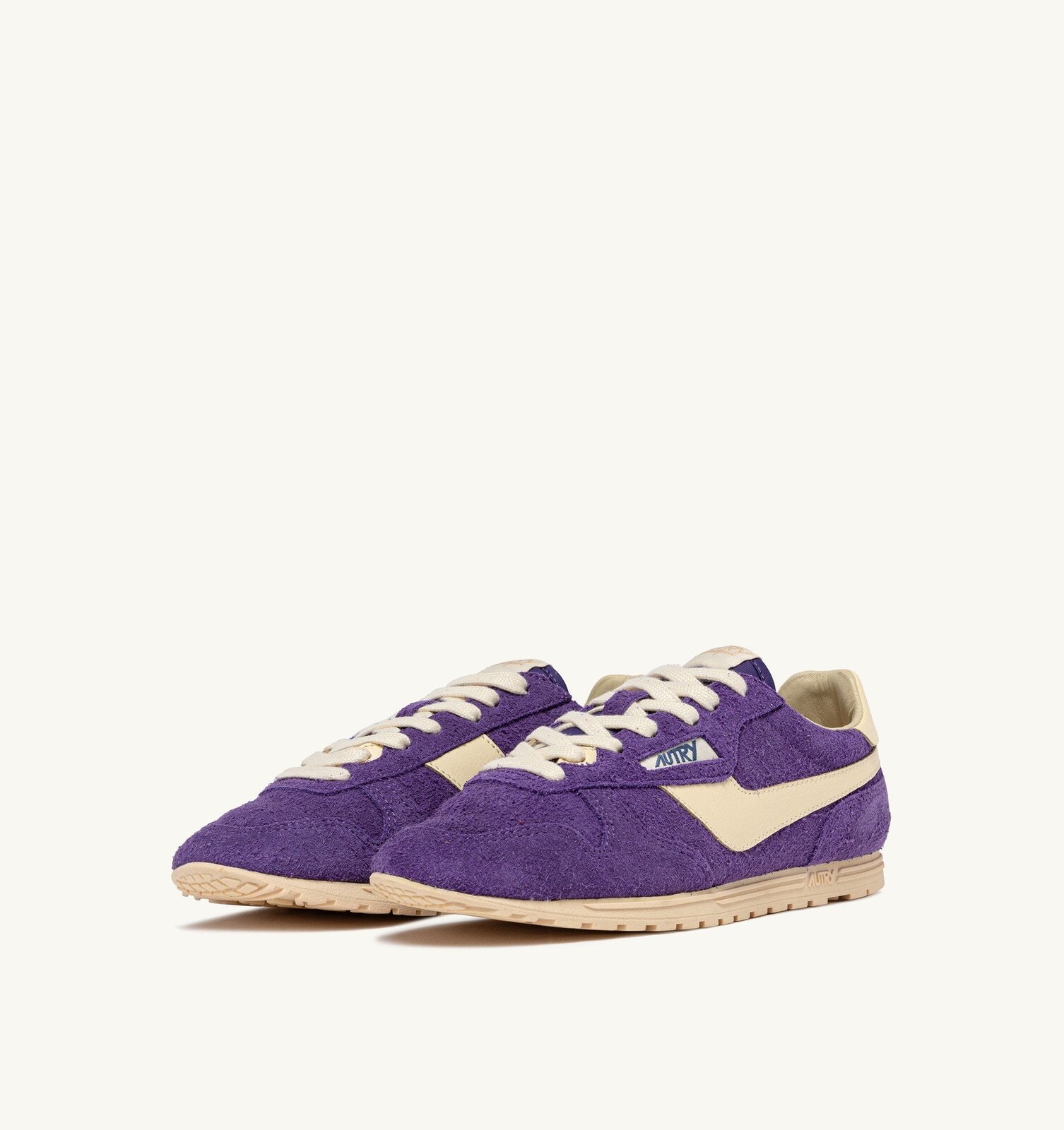 Windspin en daim et cuir Ultraviolet et Rutabaga