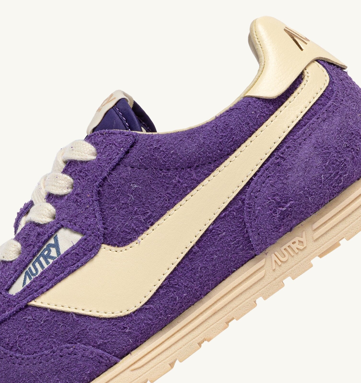 Windspin en daim et cuir Ultraviolet et Rutabaga