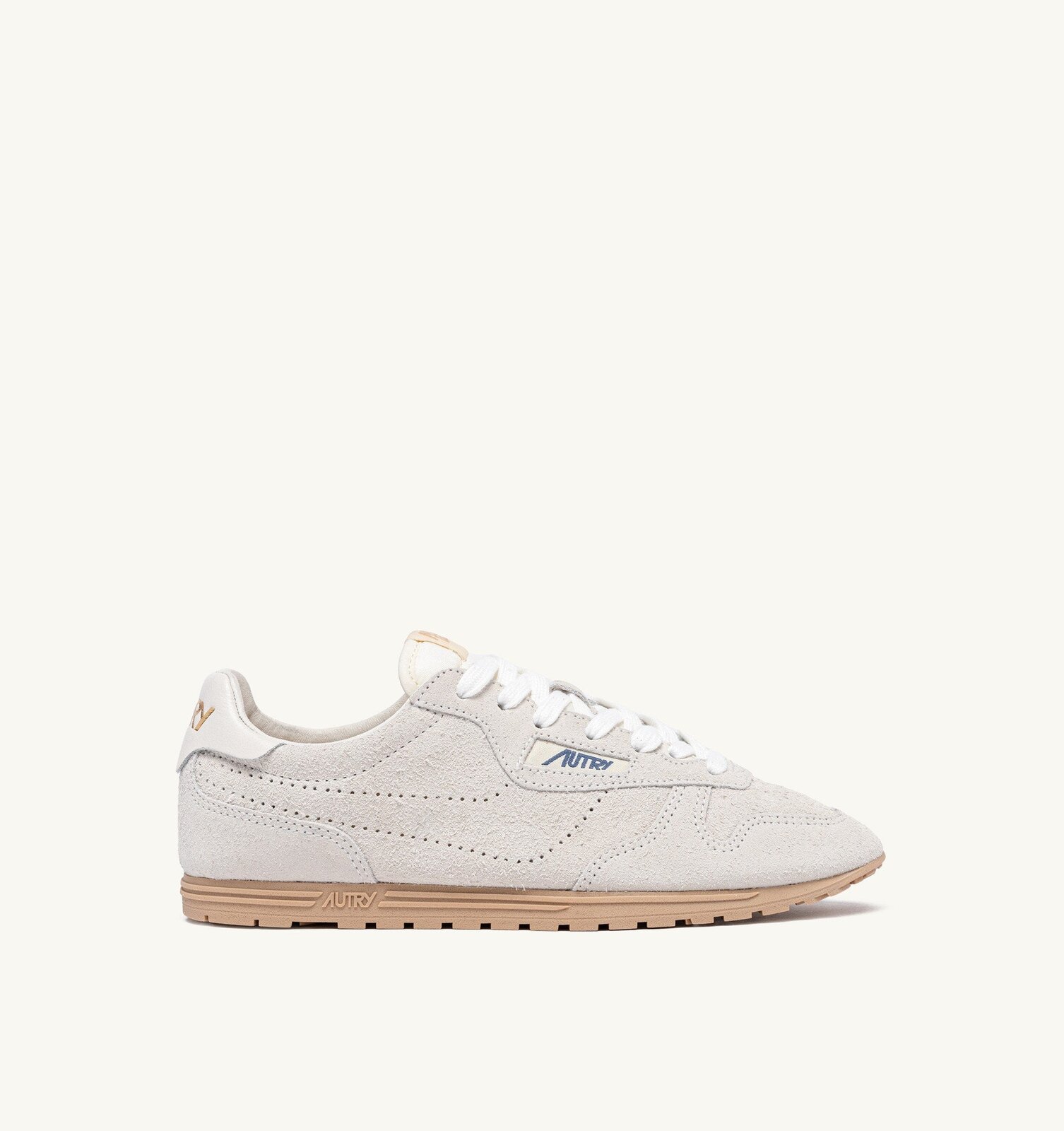 Windspin en daim Off White