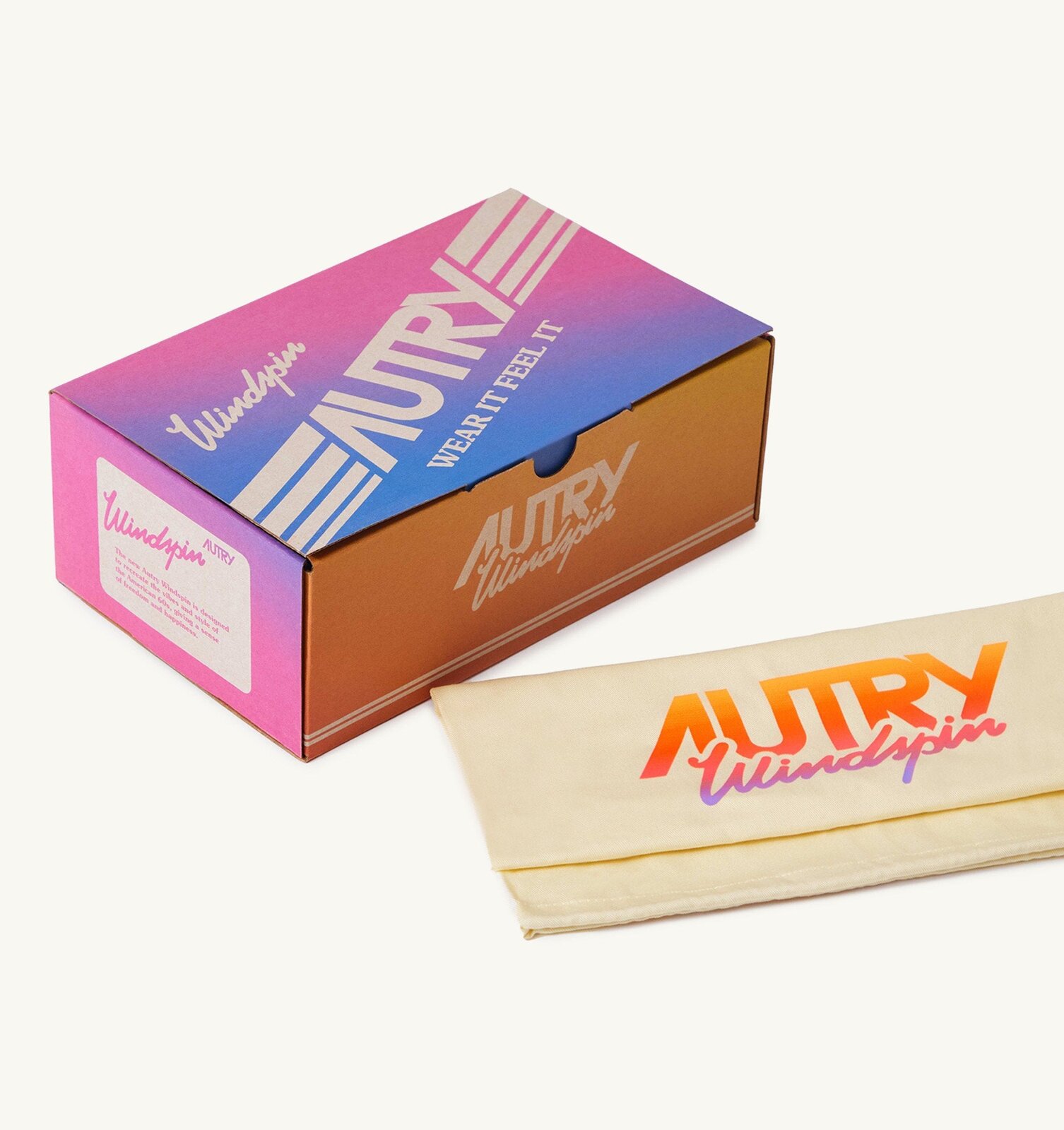 Windspin en daim Off White